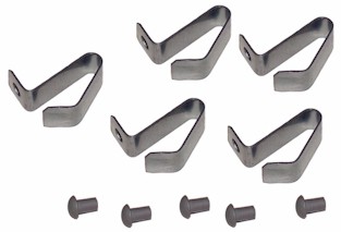 Hubcap Clips & Rivets - 111698131